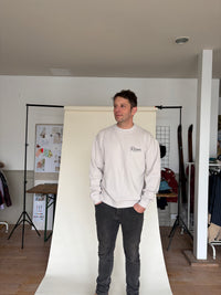 Ollie Smither x Töastie Crewneck Mens / Unisex - Faded Bone