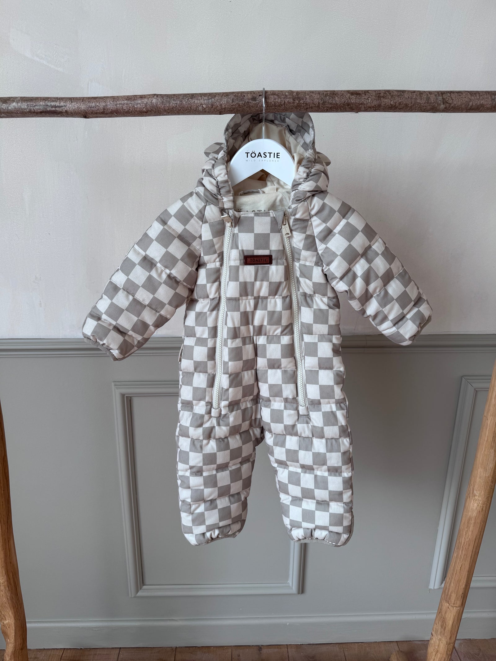 PRELOVED Cloud Onesie | Sage Checkerboard (2-3 YRS)