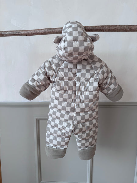 PRELOVED Cloud Onesie | Sage Checkerboard (2-3 YRS)