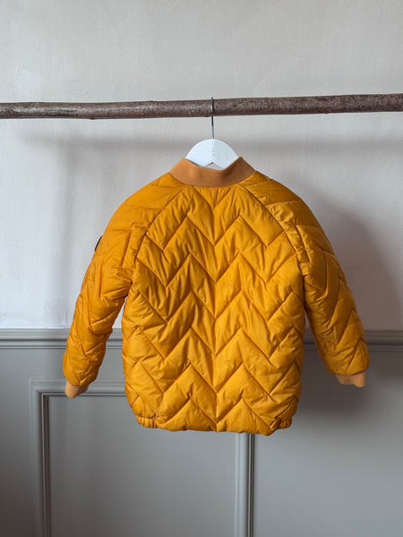 PRELOVED | OCHRE / PINK BOMBER JACKET (5-6 Yrs)