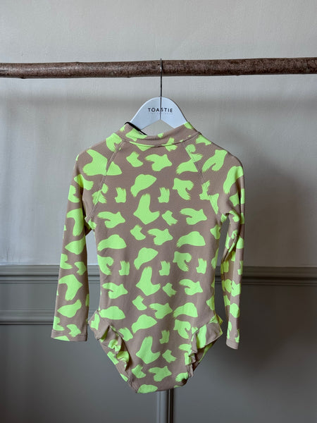 PRELOVED | UV Protector Swimsuit | Lemon Brush Stroke (7-8 YRS)