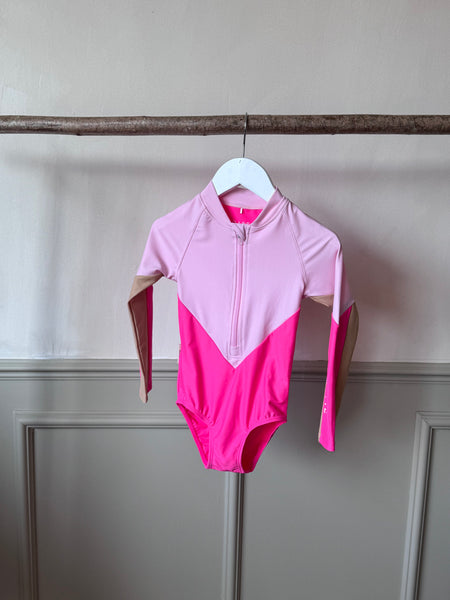 PRELOVED | UV Protector Swimsuit | Fizzy Pink (5-6 YRS)