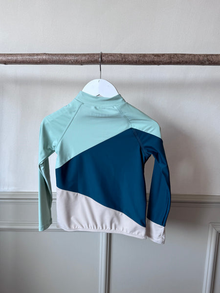 PRELOVED | UV Protector Swim Top | Palm Green (3-4 YRS)