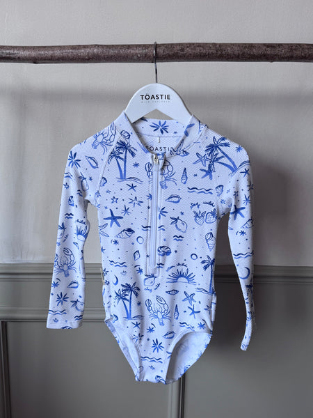 PRELOVED | UV Protector Swimsuit | Ocean Jewels (5-6 YRS)