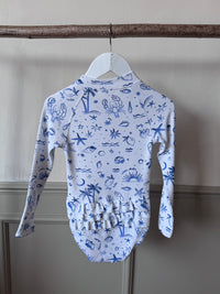 PRELOVED | UV Protector Swimsuit | Ocean Jewels (5-6 YRS)