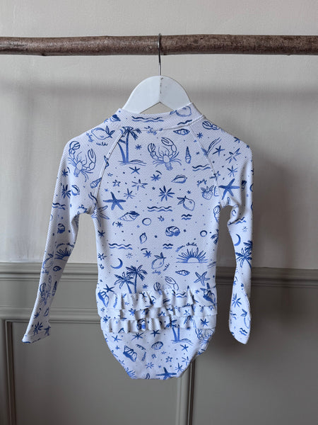 PRELOVED | UV Protector Swimsuit | Ocean Jewels (5-6 YRS)