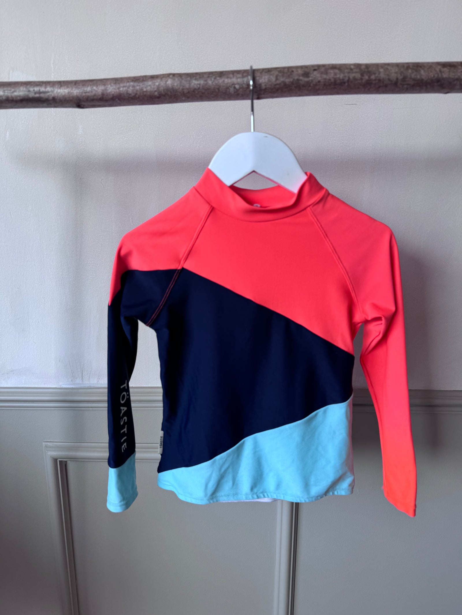 PRELOVED | UV Protector Swim Top | Sunset Orange (5-6 YRS)