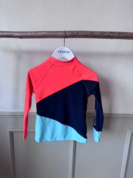 PRELOVED | UV Protector Swim Top | Sunset Orange (5-6 YRS)