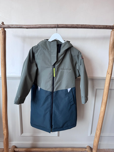 PRELOVED Weatherproof Robe | Olive (Age 6-8 YRS)