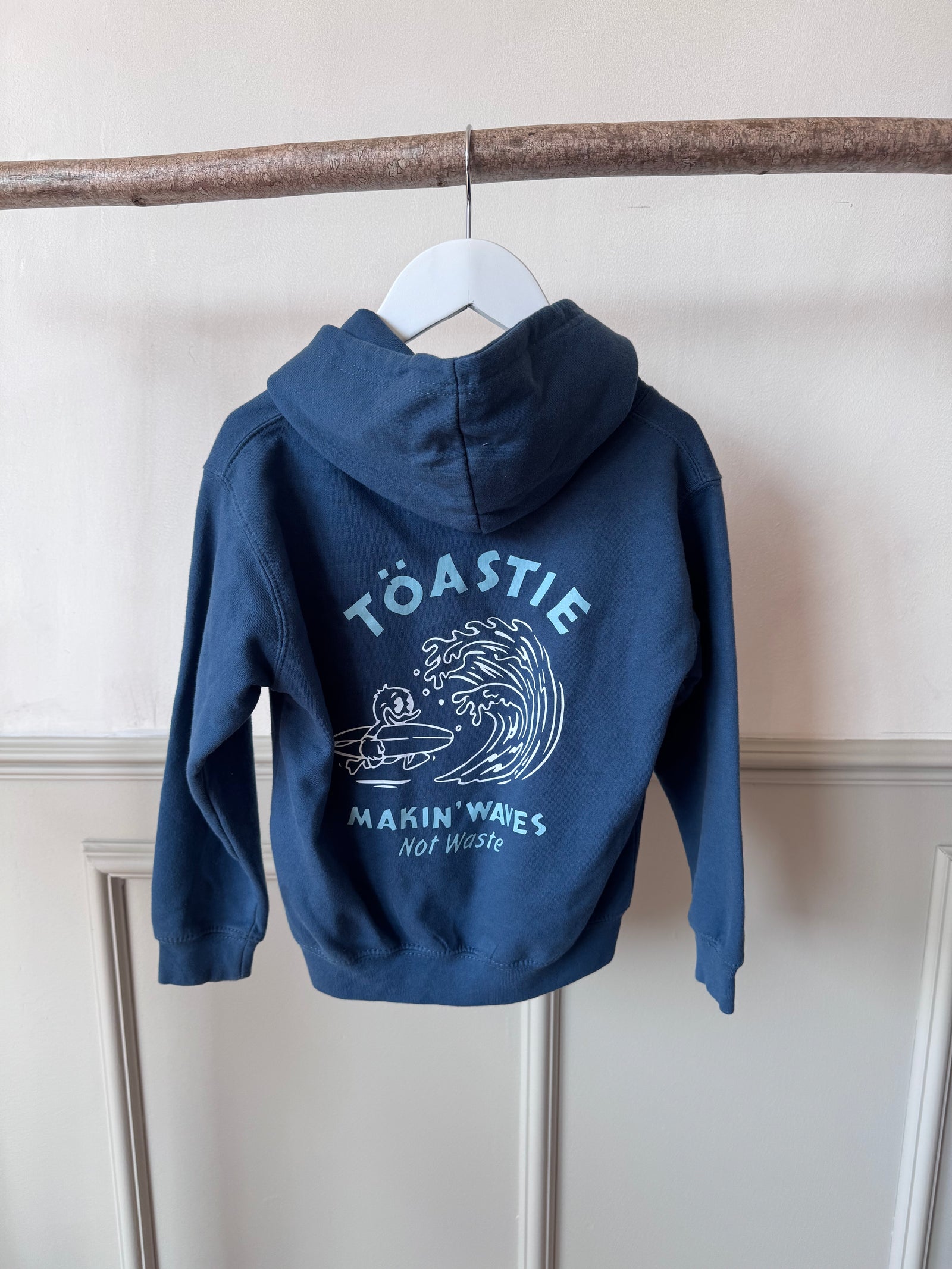 PRELOVED Kids Hoodie | Navy Makin' Waves (Size S / 5-6 YRS)