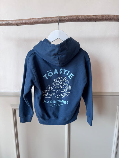 PRELOVED Kids Hoodie | Navy Makin' Waves (Size S / 5-6 YRS)