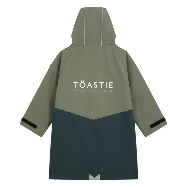 Kids Waterproof Changing Robe | Antique Olive
