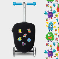 Mini Micro LED Luggage: Blue