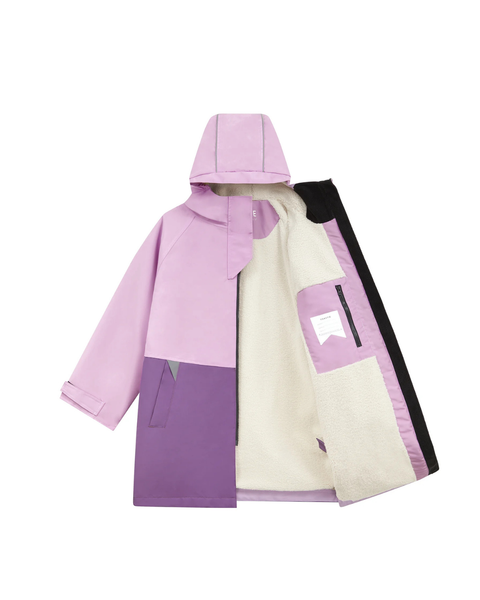 Kids Waterproof Changing Robe | Lilac