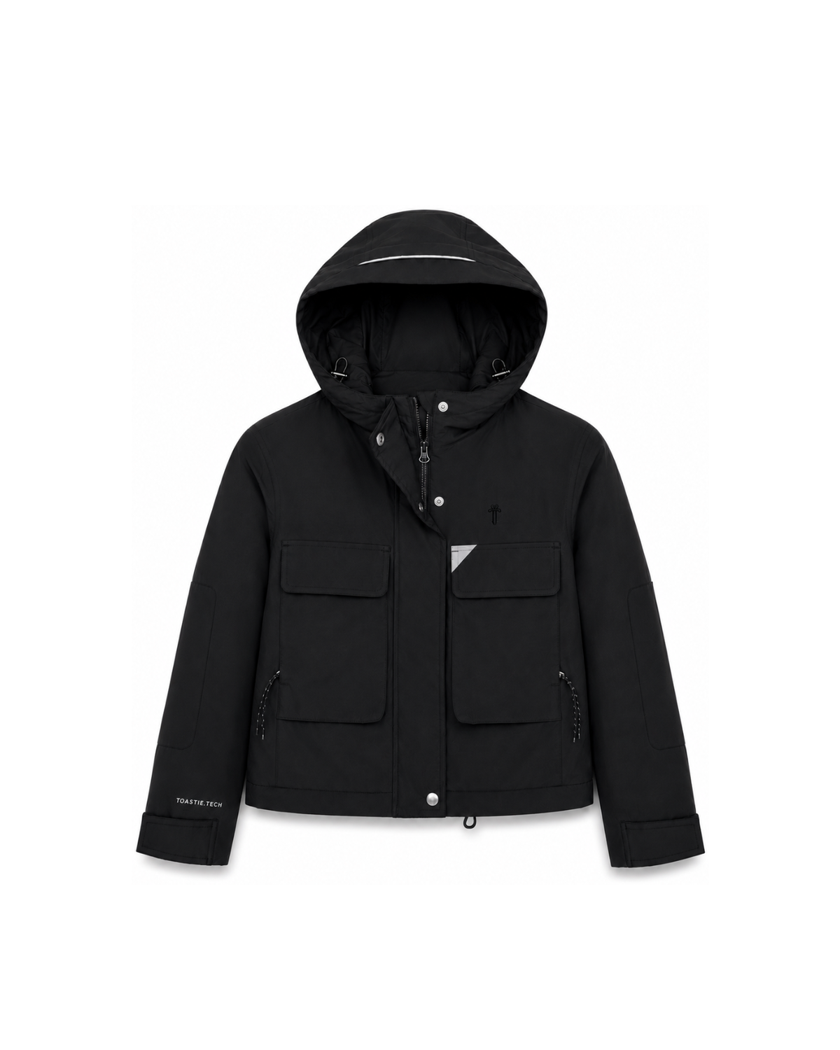 Girls Waterproof Cagoule | Liquorice Black