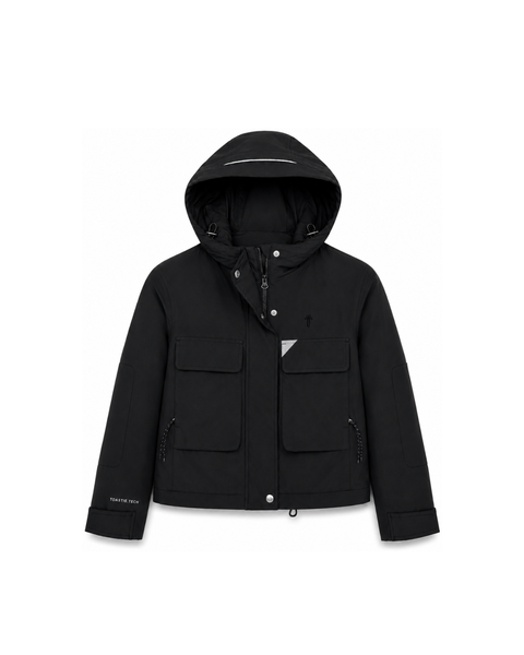 Girls Waterproof Cagoule | Liquorice Black
