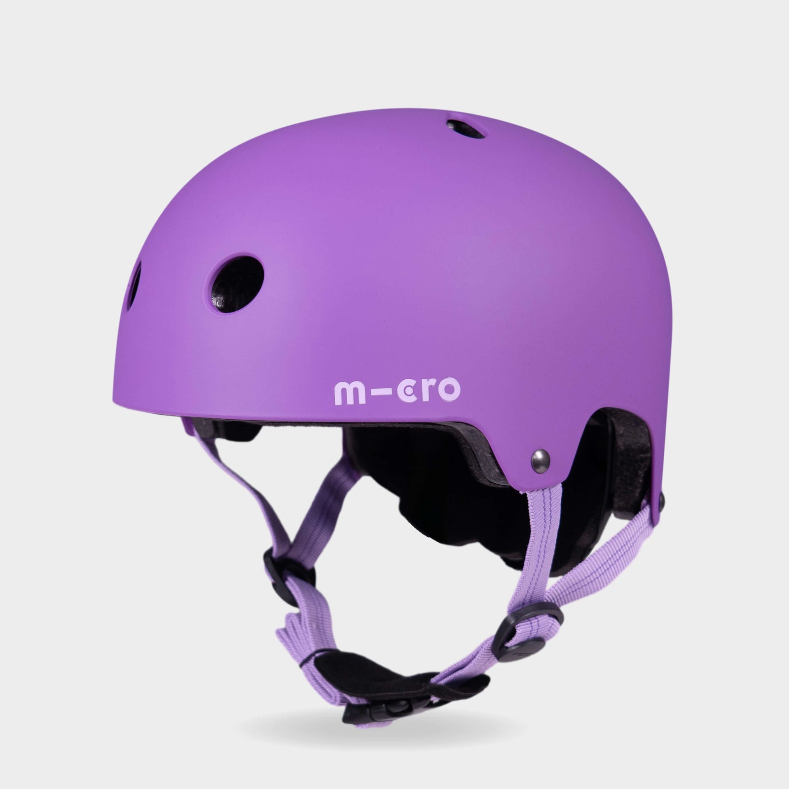 Plain Helmet for Bike and Scooters: Purple