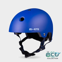 Plain Eco Helmet For Bikes and Scooters: Blue