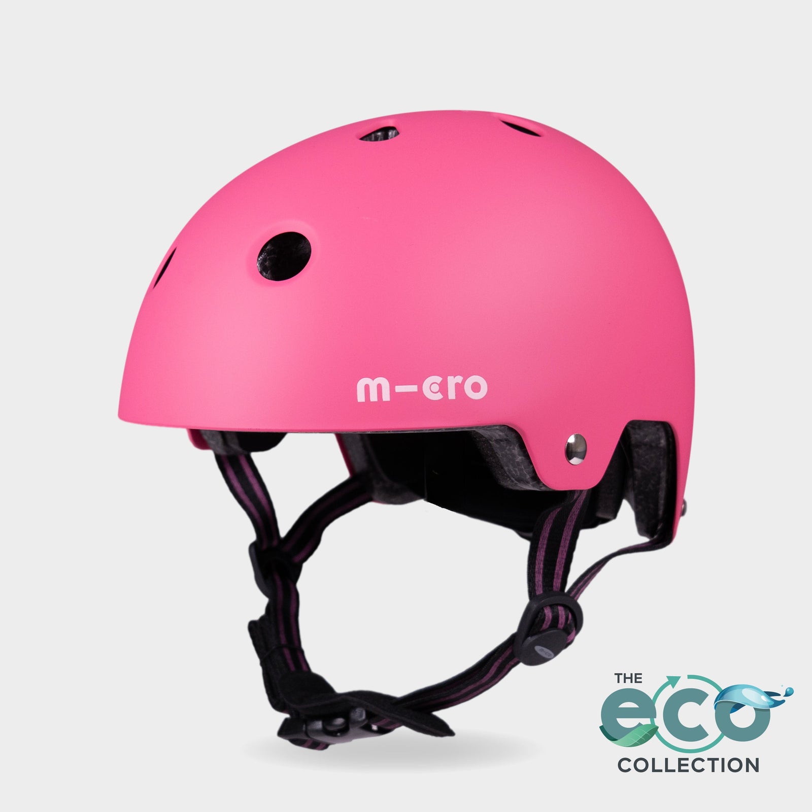 Plain Eco Helmet For Bikes and Scooters: Pink
