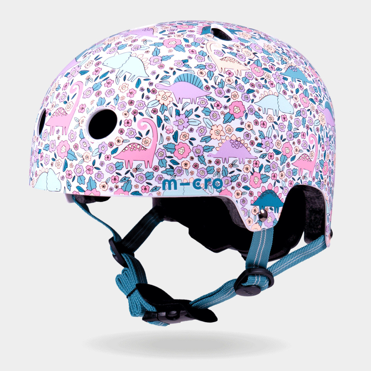 Printed Helmet For Bike and Scooters | Flora-Saur