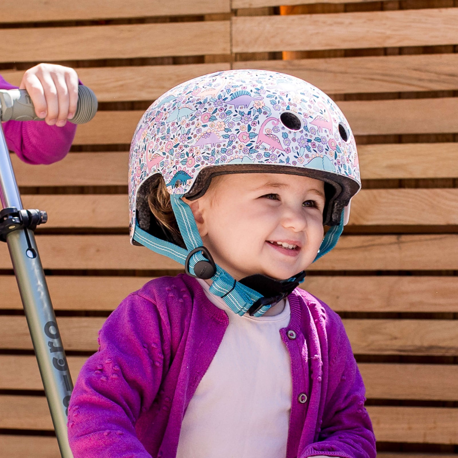 Printed Helmet For Bike and Scooters | Flora-Saur
