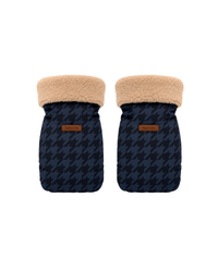 Pram Hand Warmers | Midnight Houndstooth