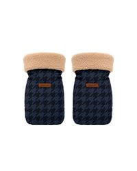 Pram Hand Warmers | Midnight Houndstooth