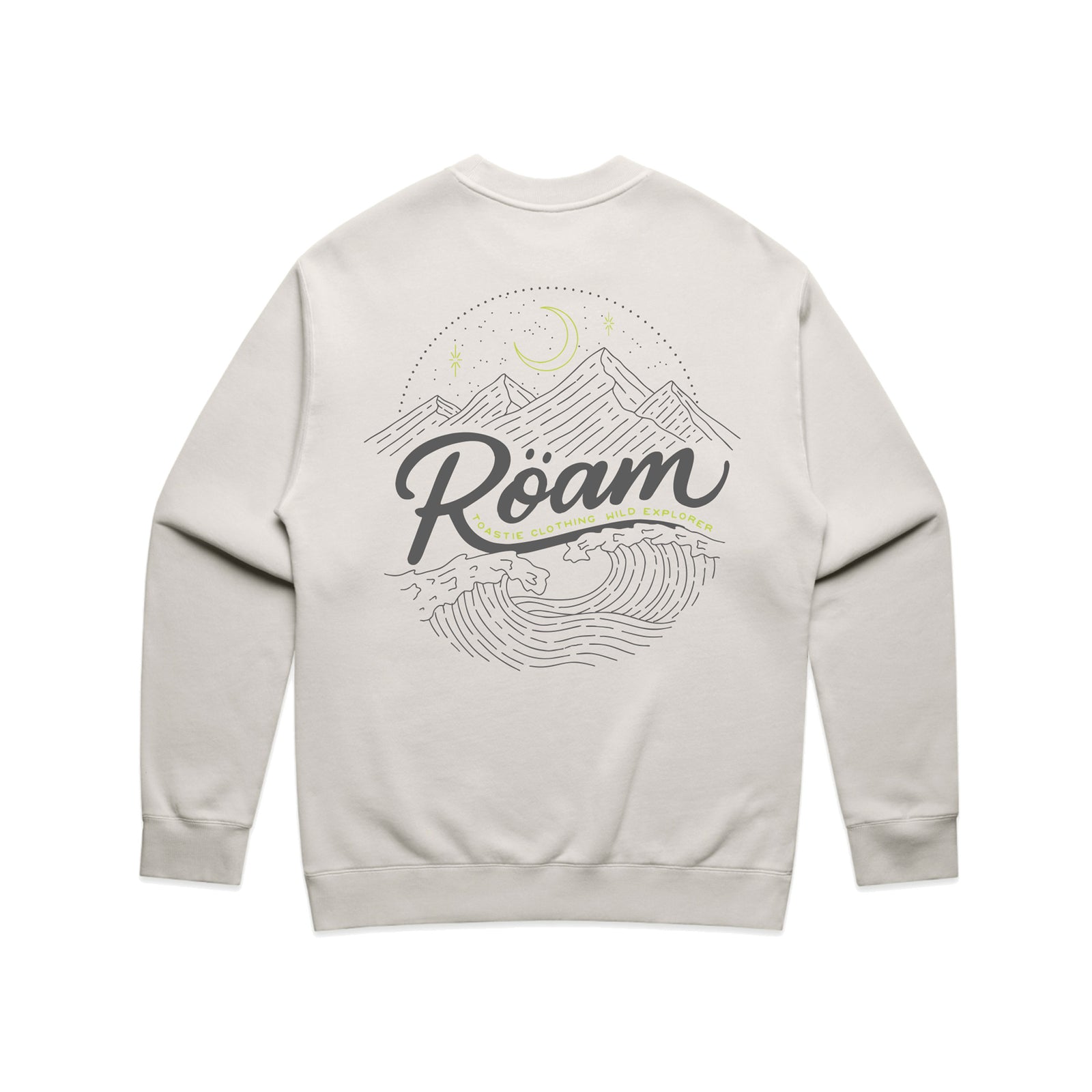 Ollie Smither x Töastie Crewneck Mens / Unisex - Faded Bone