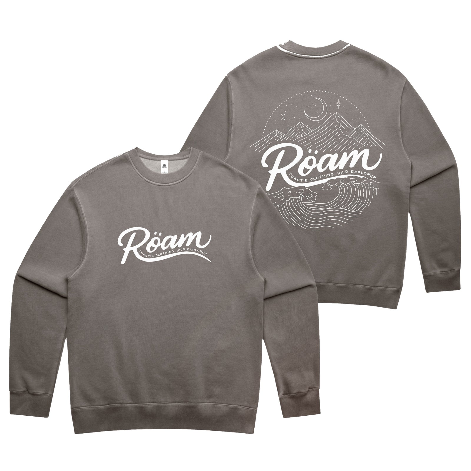 Ollie Smither x Töastie Crewneck Mens / Unisex - Faded Grey