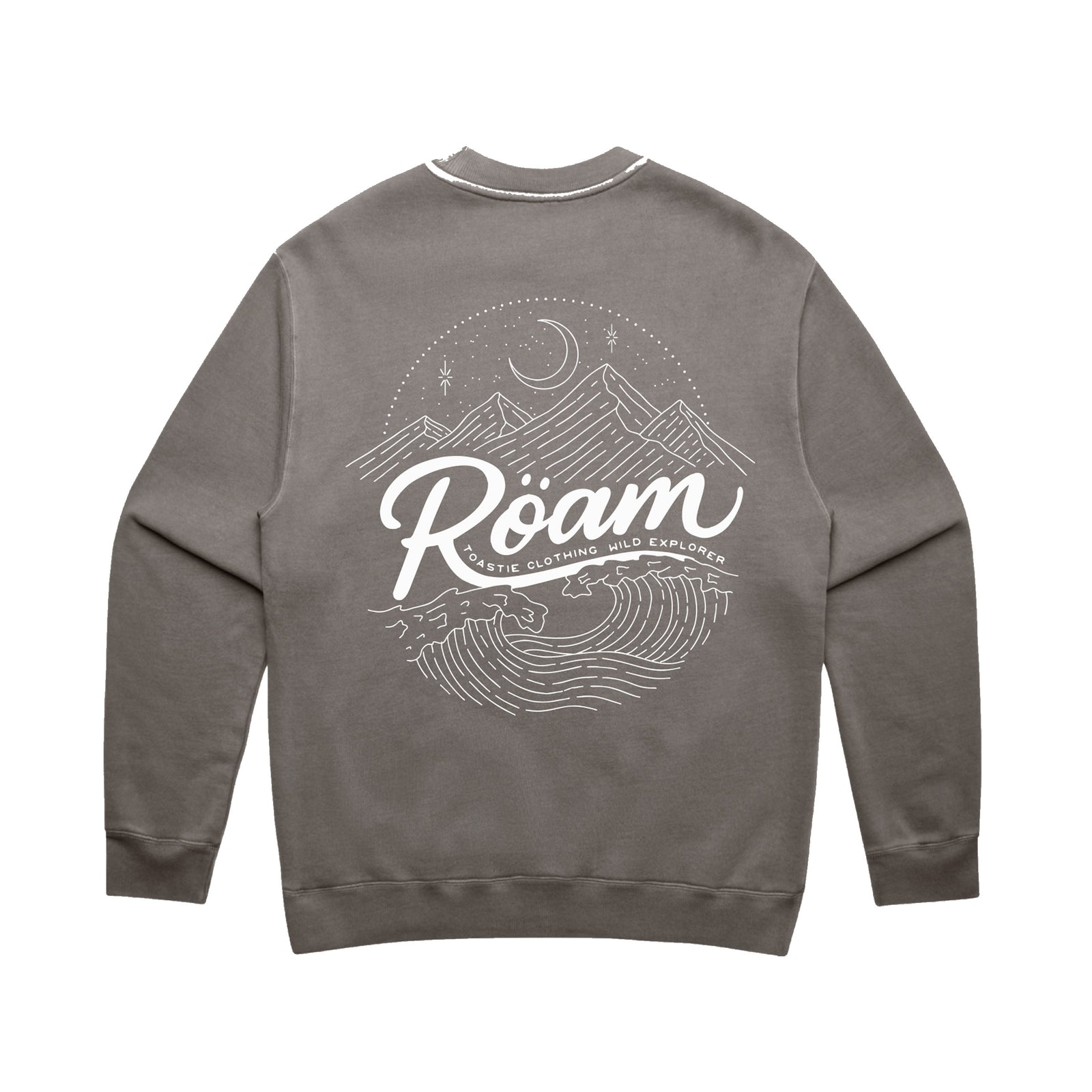 Ollie Smither x Töastie Crewneck Mens / Unisex - Faded Grey