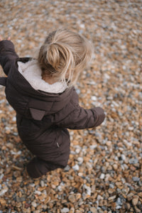 Cloud Onesie Fur Trim Snowsuit | Truffle
