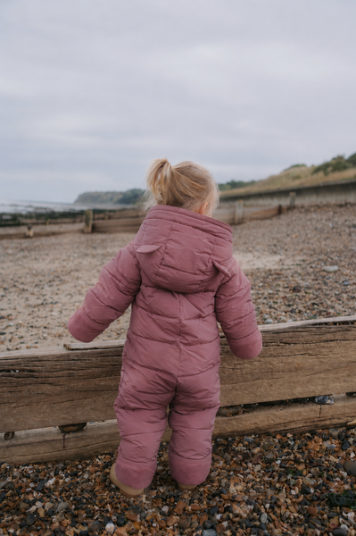Cloud Onesie Snowsuit | Berry Pink