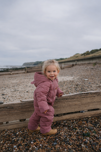 Cloud Onesie Snowsuit | Berry Pink