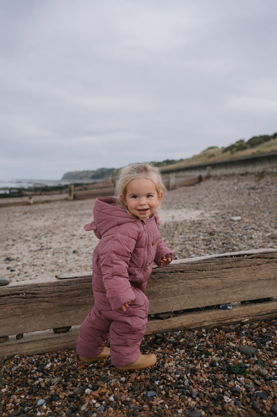 Cloud Onesie Snowsuit | Berry Pink