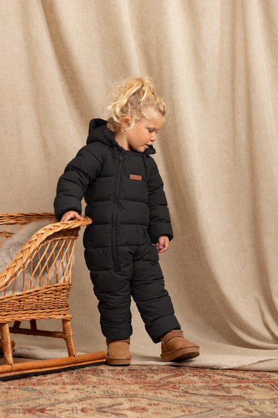 Cloud Onesie Snowsuit | Liquorice Black