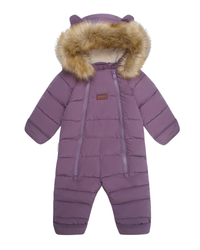 Cloud Onesie Snowsuit | Mauve