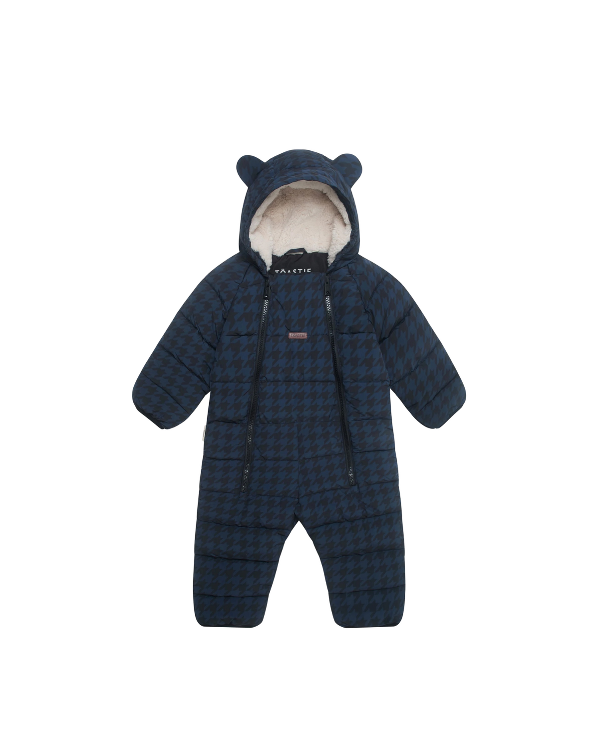 Cloud Onesie Snowsuit | Midnight Houndstooth