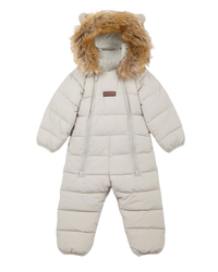 Cloud Onesie Fur Trim Snowsuit | Winter White