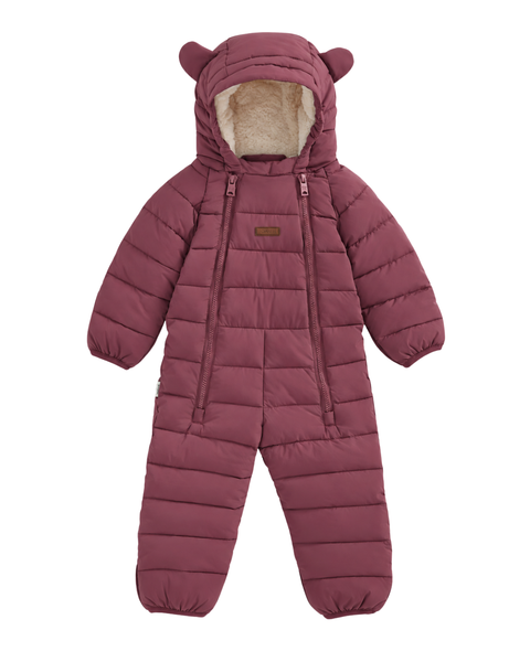 Cloud Onesie Snowsuit | Berry Pink