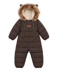 Cloud Onesie Fur Trim Snowsuit | Truffle