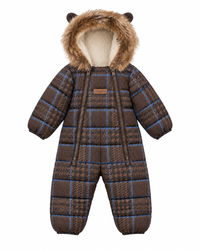 Cloud Onesie Fur Trim Snowsuit | Darcy Check