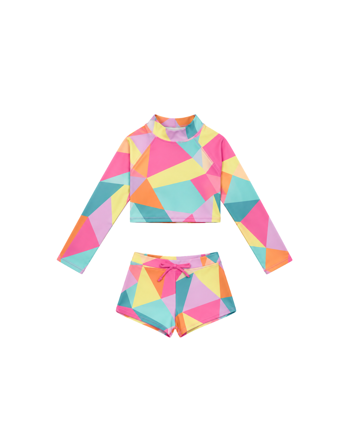 UV Protector Bikini Set | Origami Print