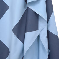 blue microfibre towel