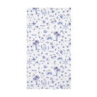 beach print microfibre towel
