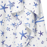 shell print beach towel