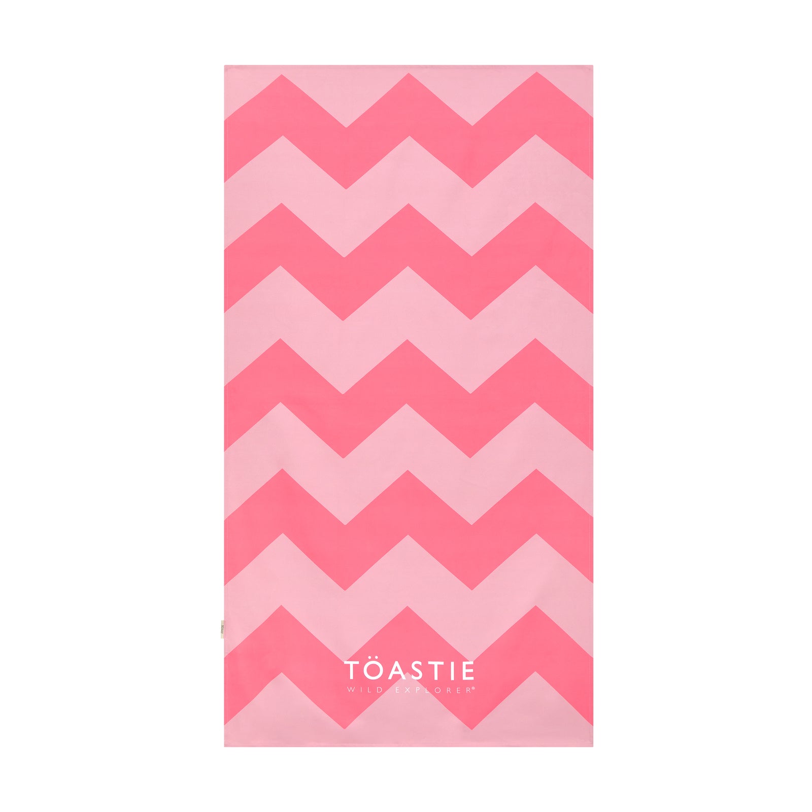pink microfibre beach towel