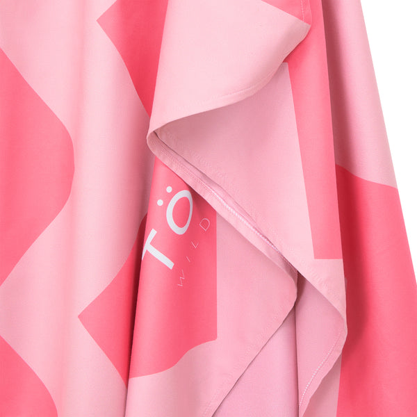 pink travel towel