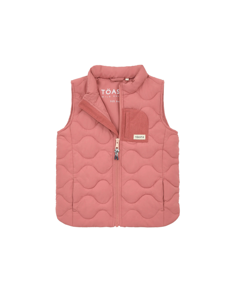 Modular Padded Gilet | Rose Pink