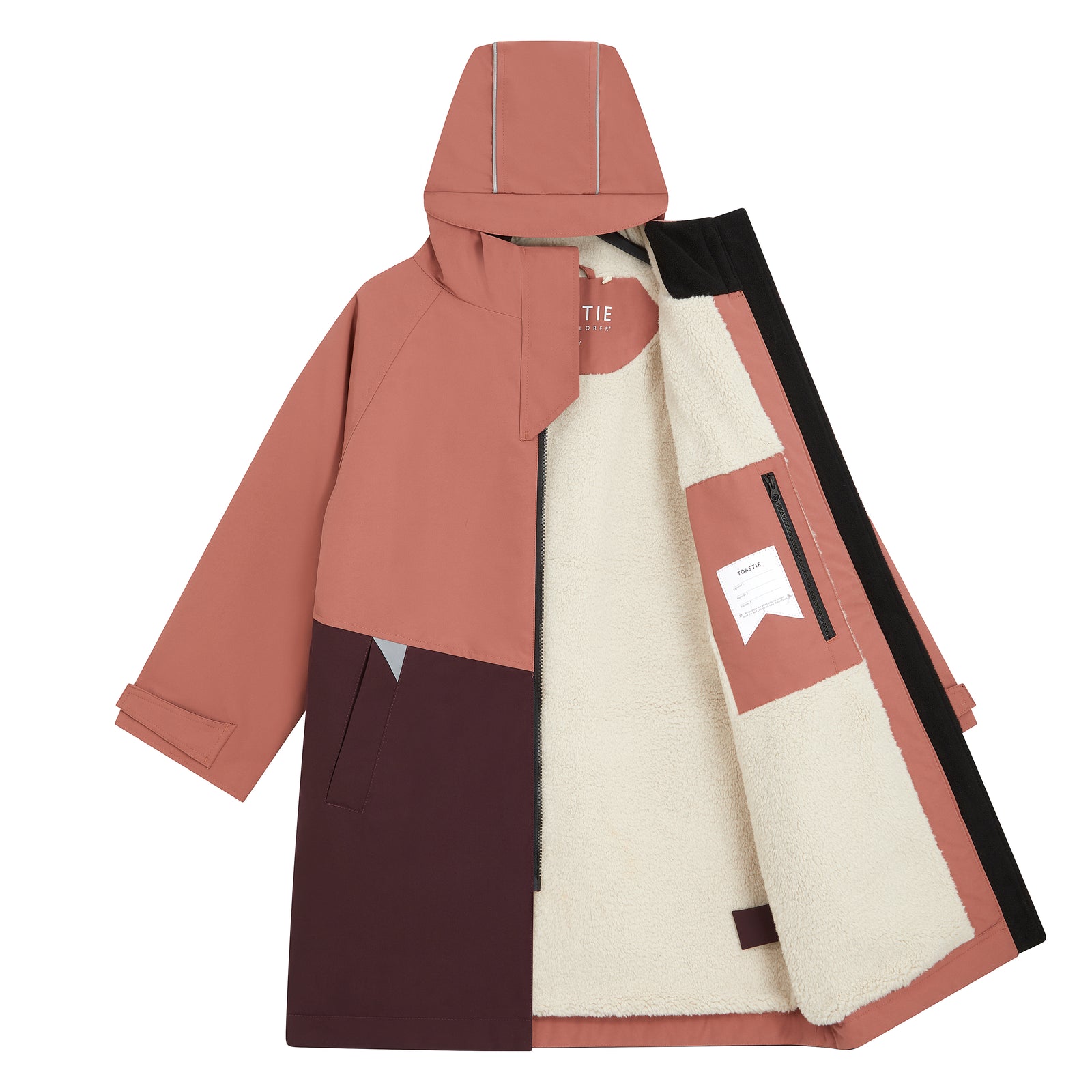Kids Waterproof Changing Robe | Rose Pink