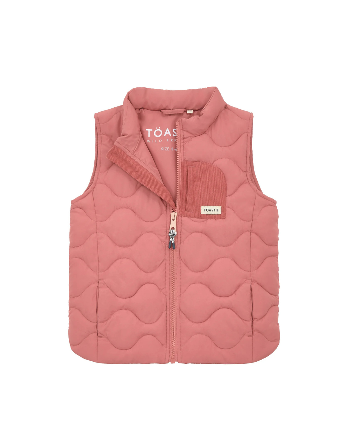 Modular Padded Gilet | Rose Pink